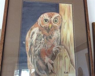 Owl painting