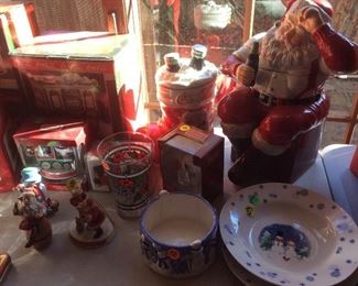 Coke collectibles and cookie jar