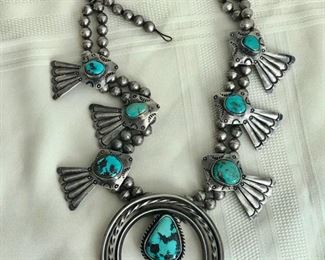Vintage Navajo squash blossom