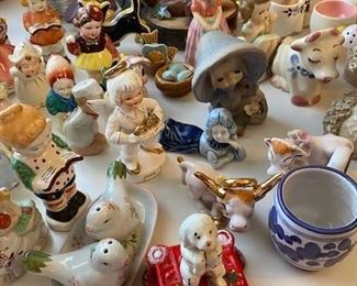 Figurines including Josef Originals, Lefton, Royal Doulton