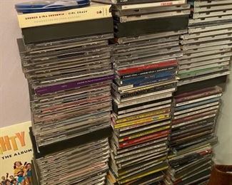 CDs: jazz, broadway, rock