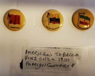 1910 American Tobacco Pins