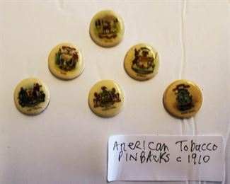 1910 American Tobacco Pins