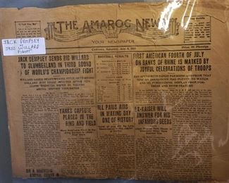 July 5, 1919 Dempsey/Willard Boxing Article