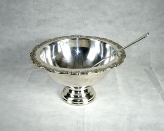 SILVER PUNCH BOWL & LADLE (800)