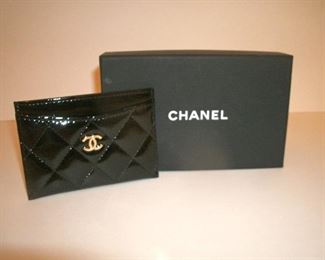CHANEL QUILTED CARD HOLDER