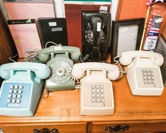 Vintage telephones 