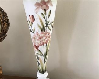 Another beautifully handpainted vase.