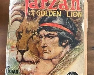 Vintage Tarzan and the Golden Lion Book