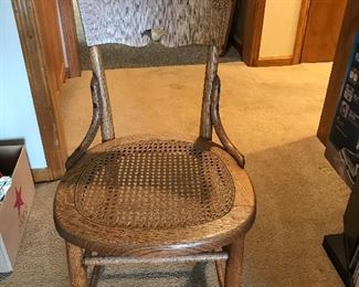 Love this Oak Caned chair