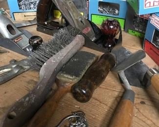 Wonderful hand tools and wood shop items