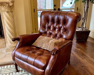 Tufted Leather Recliner