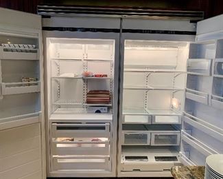 Viking 36" Freezer (works perfectly) & 36" Refrigerator (needs repair)