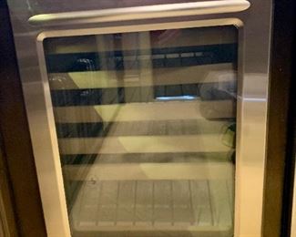 KitchenAid Glass and Stainless Under Counter Beverage Cooler
