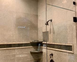 Shower Glass and Controls