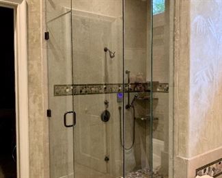Seamless Shower Doors, Shower Controls & Steam Room Controls