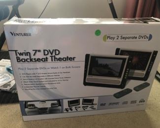 Twin DVD Backseat Theatre System