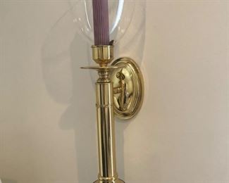 Brass Wall Sconces (2)