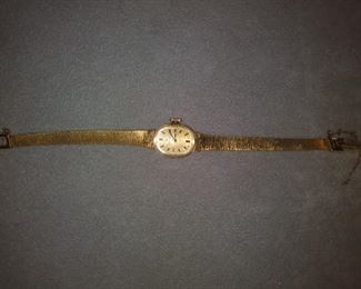 14k Omega watch 