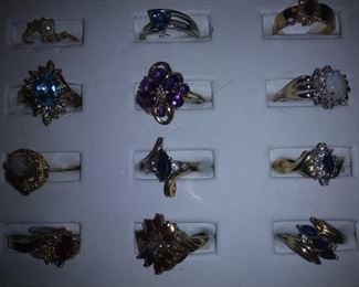 Nice selection of Gold rings
