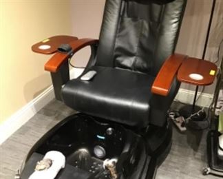2 Petra pedicure chairs w/stools - $495 each or BO