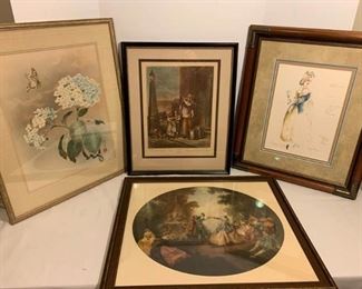 Four Framed Prints https://ctbids.com/#!/description/share/312866