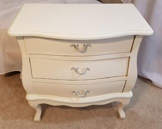 Painted Wooden Side Table Chest of Drawers https://ctbids.com/#!/description/share/312884