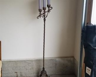 Tall Metal Vntage Candelabra https://ctbids.com/#!/description/share/312927