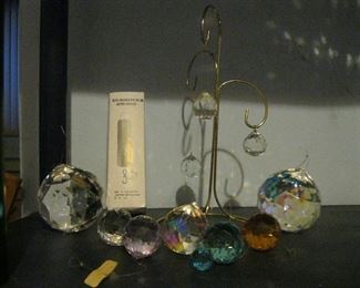 Clear and Colored Crystal Balls