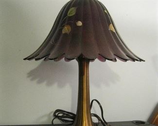 Fenton Purple Lamp