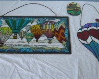 Hot Air Balloons Stained Glass