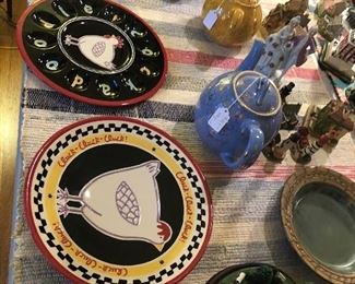 Glassware, plates