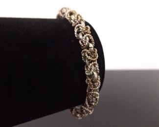 .925 Sterling Silver Thick Rope Bracelet
