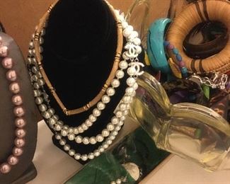 Dior Chanel pearls