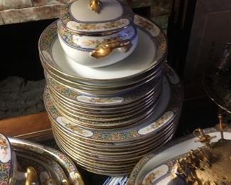 Limoge dinnerware service for 8