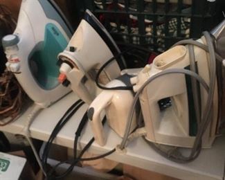 Irons and Ironing board fabric lace 