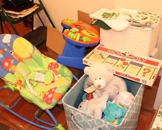 Toys and Infant Seat