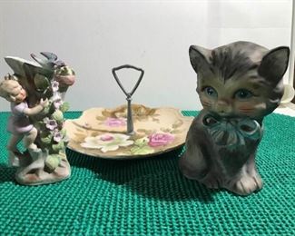 Lefton Cat Bank/Plate/Figurine https://ctbids.com/#!/description/share/313248