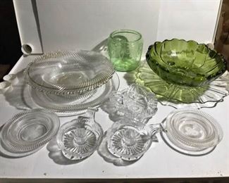 Green & Clear Glassware https://ctbids.com/#!/description/share/313274