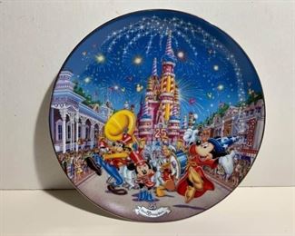 Walt Disney World 25th Anniversary Plate https://ctbids.com/#!/description/share/313352