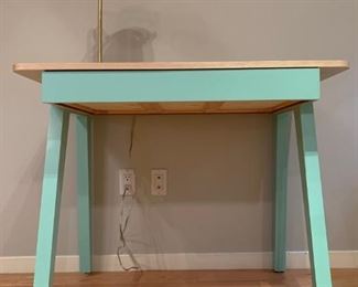 Simple Desk in Periwinkle 