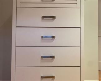 Five Drawer Chest in Simple White