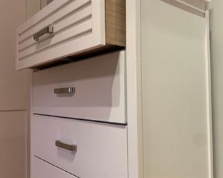 Five Drawer Chest in Simple White