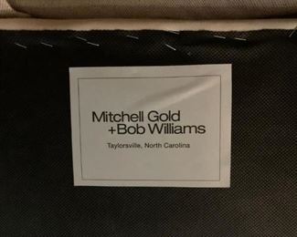 Set of Ten Mitchell Gold & Bob Williams Slip Cover Side Chairs 