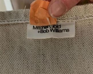 Set of Ten Mitchell Gold & Bob Williams Slip Cover Side Chairs 