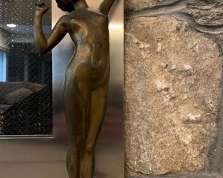 Outstretched Nude Bronze