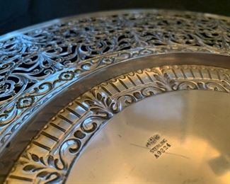 Pierced Sterling Tray