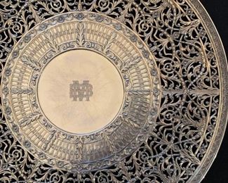 Pierced Sterling Tray