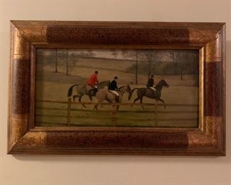 Hunting Scene, Leo Rawlings, British (1918-1990)