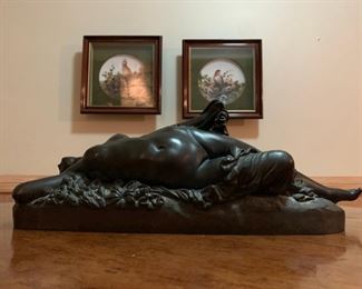 Reclining Nude Bronze by TI & M Company